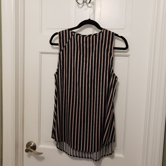 NWT Torrid Striped Woven Sleeveless Top Size 00/ML, Casual, Classic - Picture 9 of 9